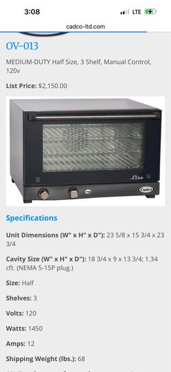 Convection Oven- Brand NEW!