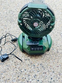FRIZCOL 3-in-1 Camping Fan - Portable Fan Rechargeable - 24000mAh 9-Inch Battery Powered Fan