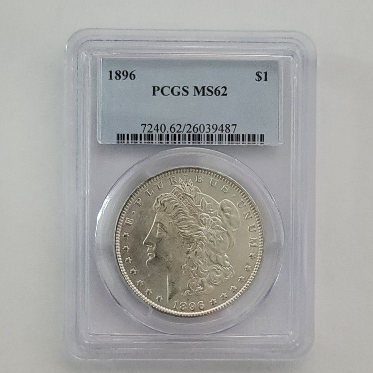 1896 MS 62 Morgan Silver Dollar