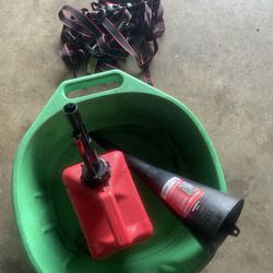 Oil Pan, Gas tank, Funnel, Rachets, Car Cover