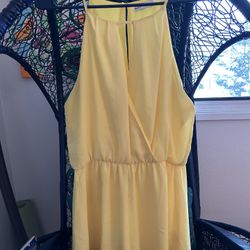 Bright Yellow Romper💛 Size L