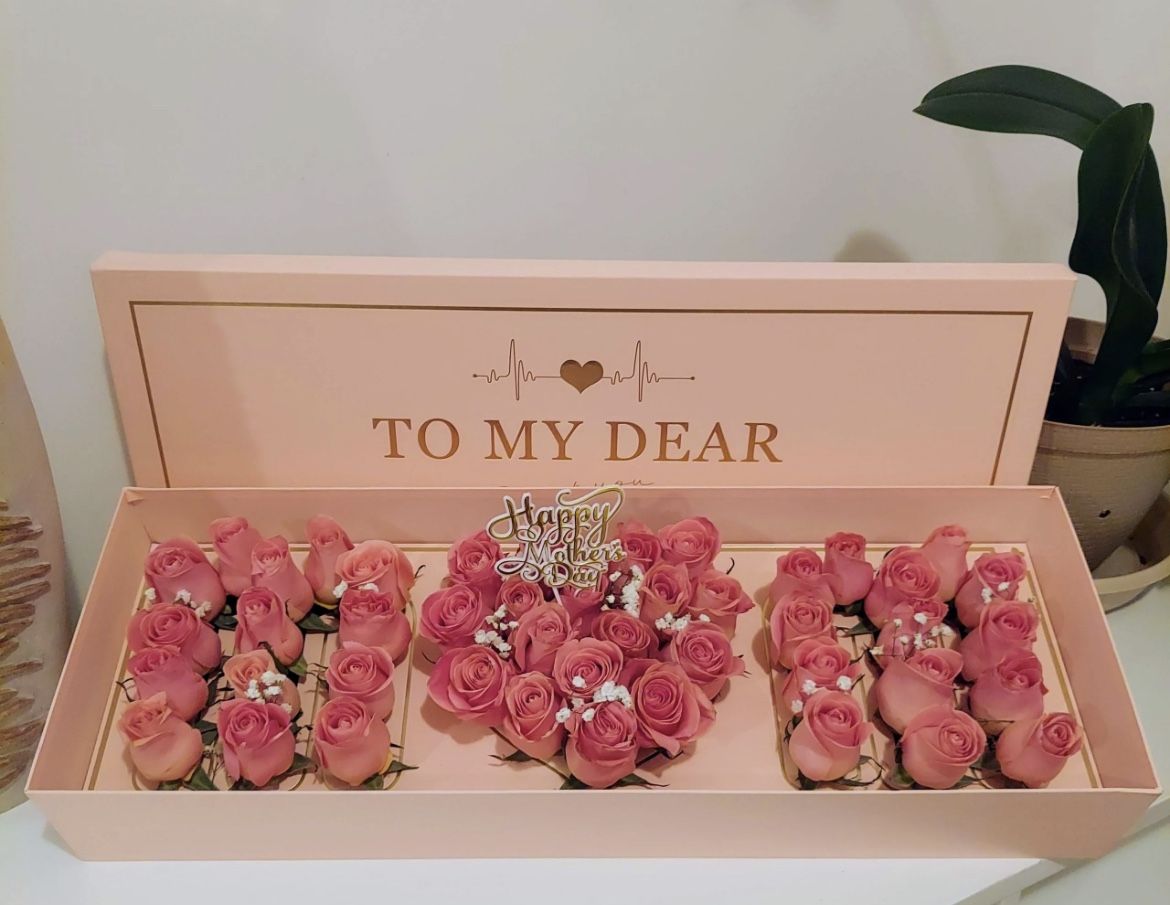Fresh Roses Mom Box