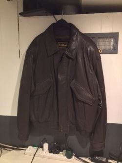 Men's Raffaello Leather Jacket with Pile Zip Out Liner - Brown - large size