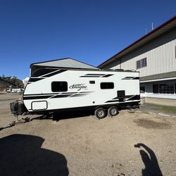Up for grabs beautiful trailer hardly used with lots of upgrades! 2021 Grand Design - Imagine XLS Floorplan: 22RBE Like New only used one time! Lots o