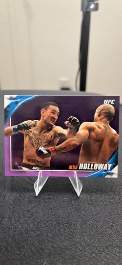 2019 Topps UFC Knockout - Max Holloway #31 Purple /25