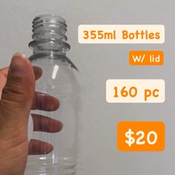 355ml Water bottles & Lids