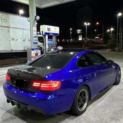 PET High Gloss Blueberry Blue Vinyl Wrap