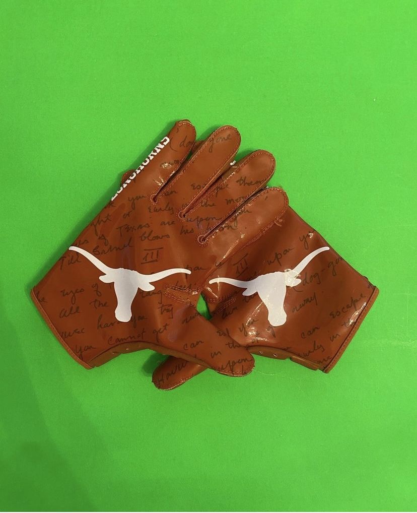 Texas Longhorn Football Gloves