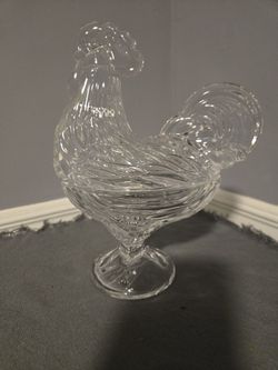 Roaster Crystal Candy Bowl/dish