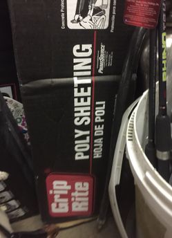 Plastic 20 x 100 foot roles 6 mil