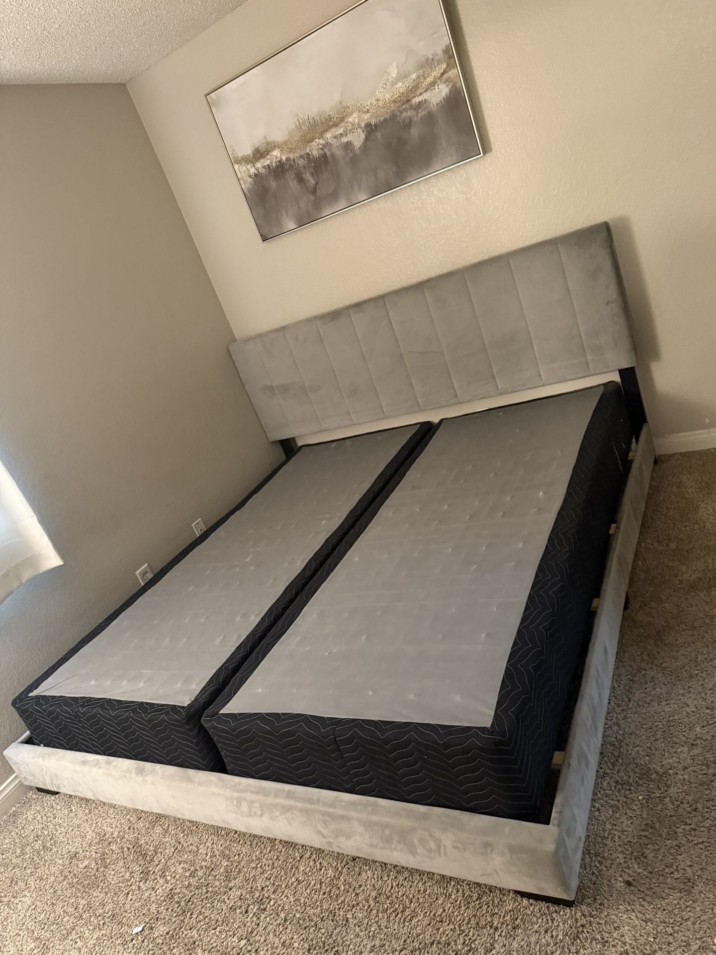 Cali King Bed Frame And Box Spring