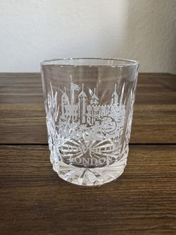Royal Scot Crystalf Shot Glass Tower on London Finest Glassware Etched Engraved