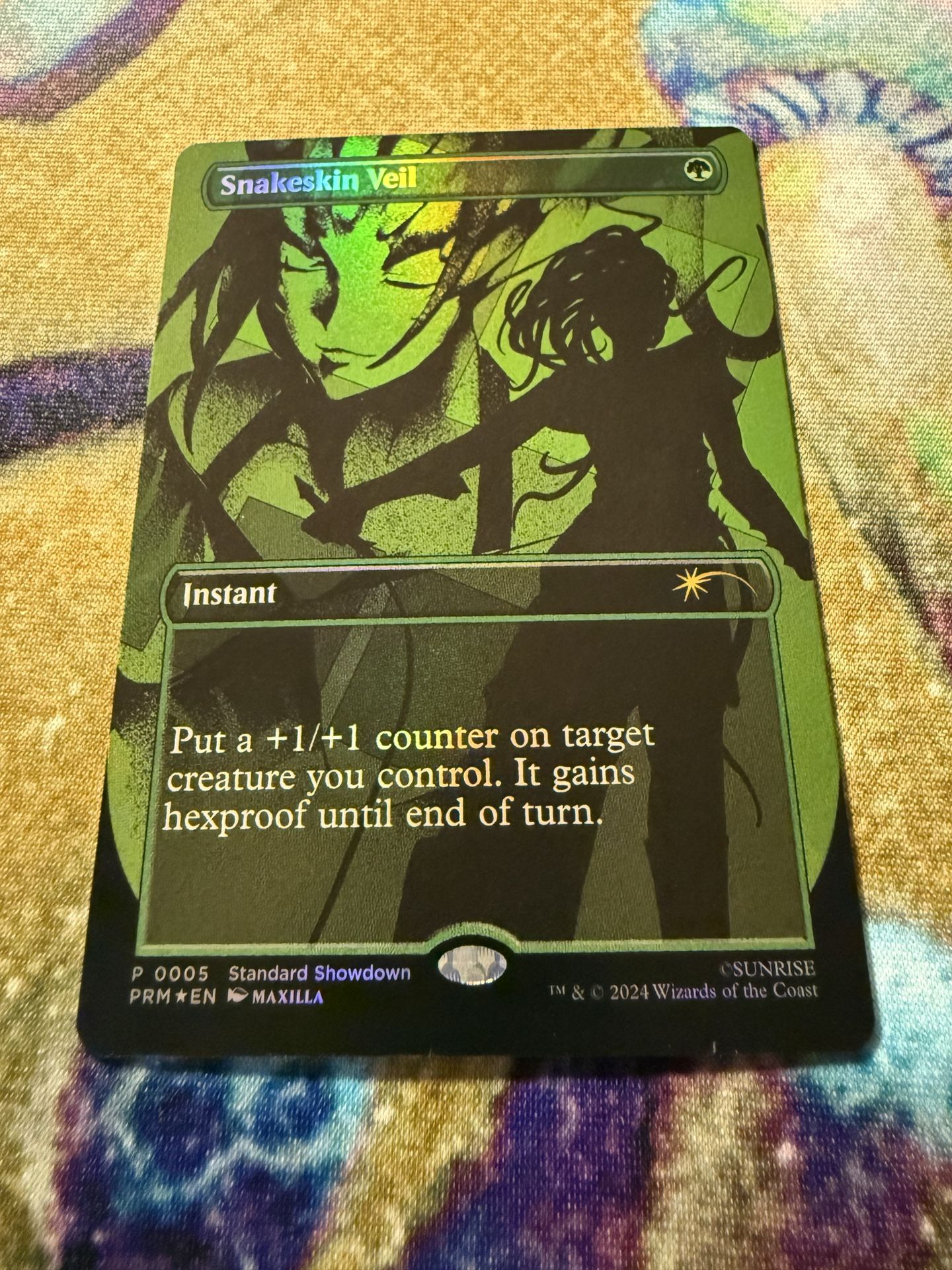 Snakeskin Veil Standard Showdown Promo Foil MTG Tcg Near Mint