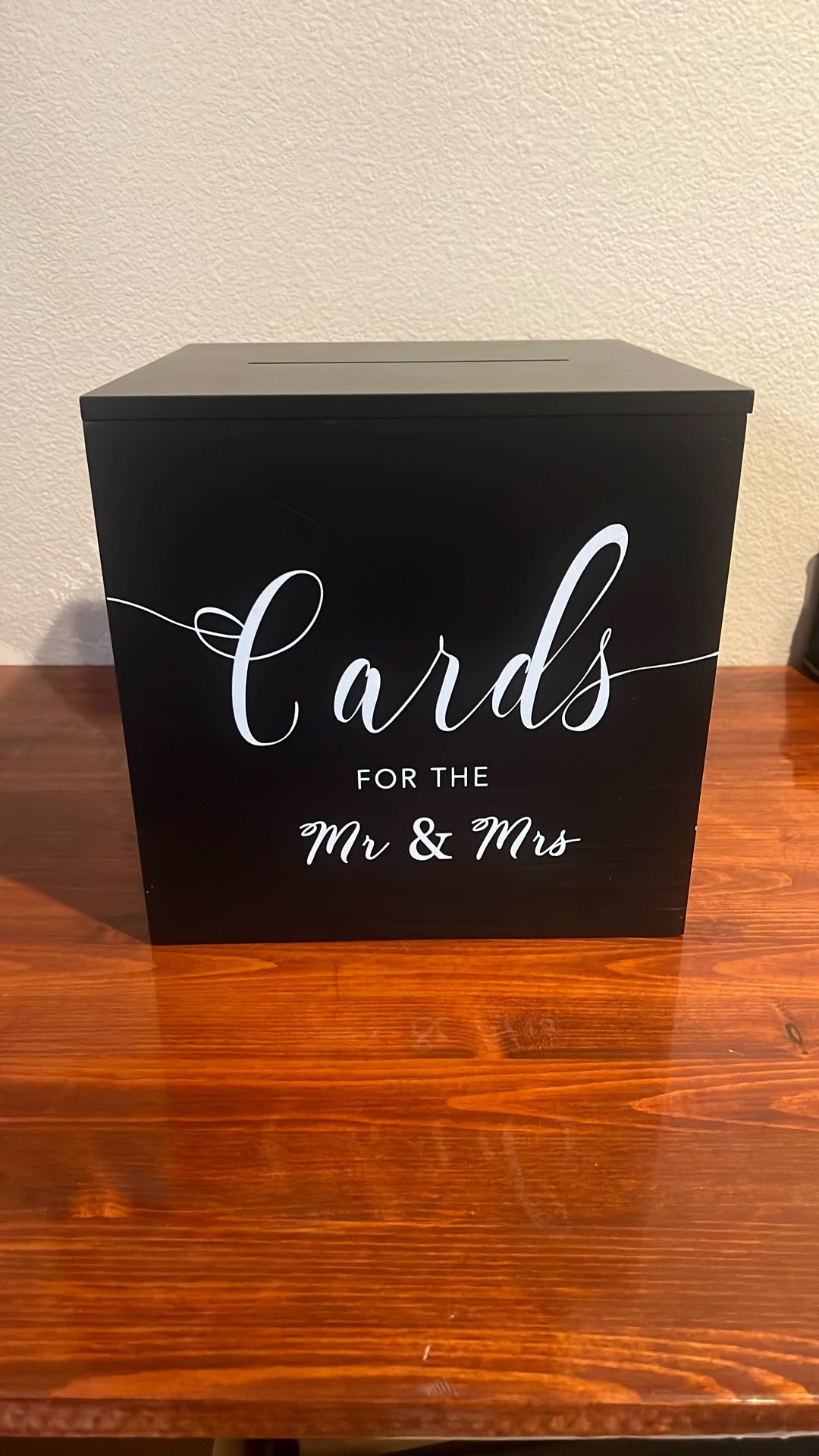 10” Square Wedding Card Box