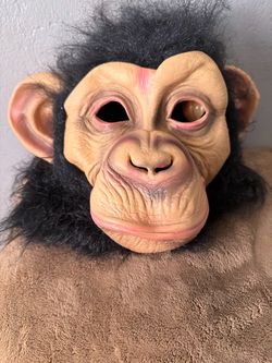 Chimpanzee Latex Halloween Costume Mask