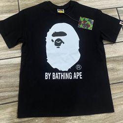 Bape Tee Black And White 