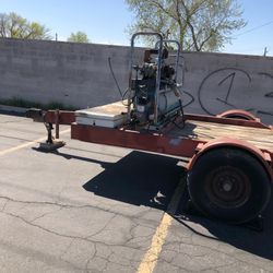 INDUSTRIAL HOT WATER PRESSURE WASHER TRAILER 