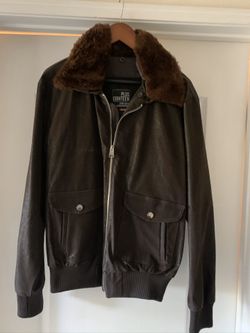 Brand new jacket corduroy size XXL Chinese(Large US) dark brown with fake fur