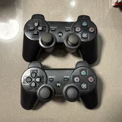 PlayStation 3 PS3 Third Party Controllers Unofficial Tested Working Lot of 2