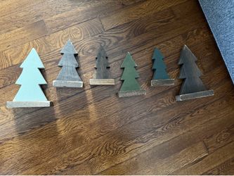 Decorative wood trees