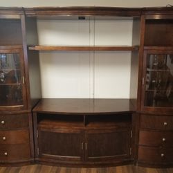 Living Room Entertainment Center With Shelves