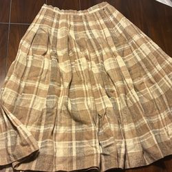 Vintage 100% Wool Skirt 