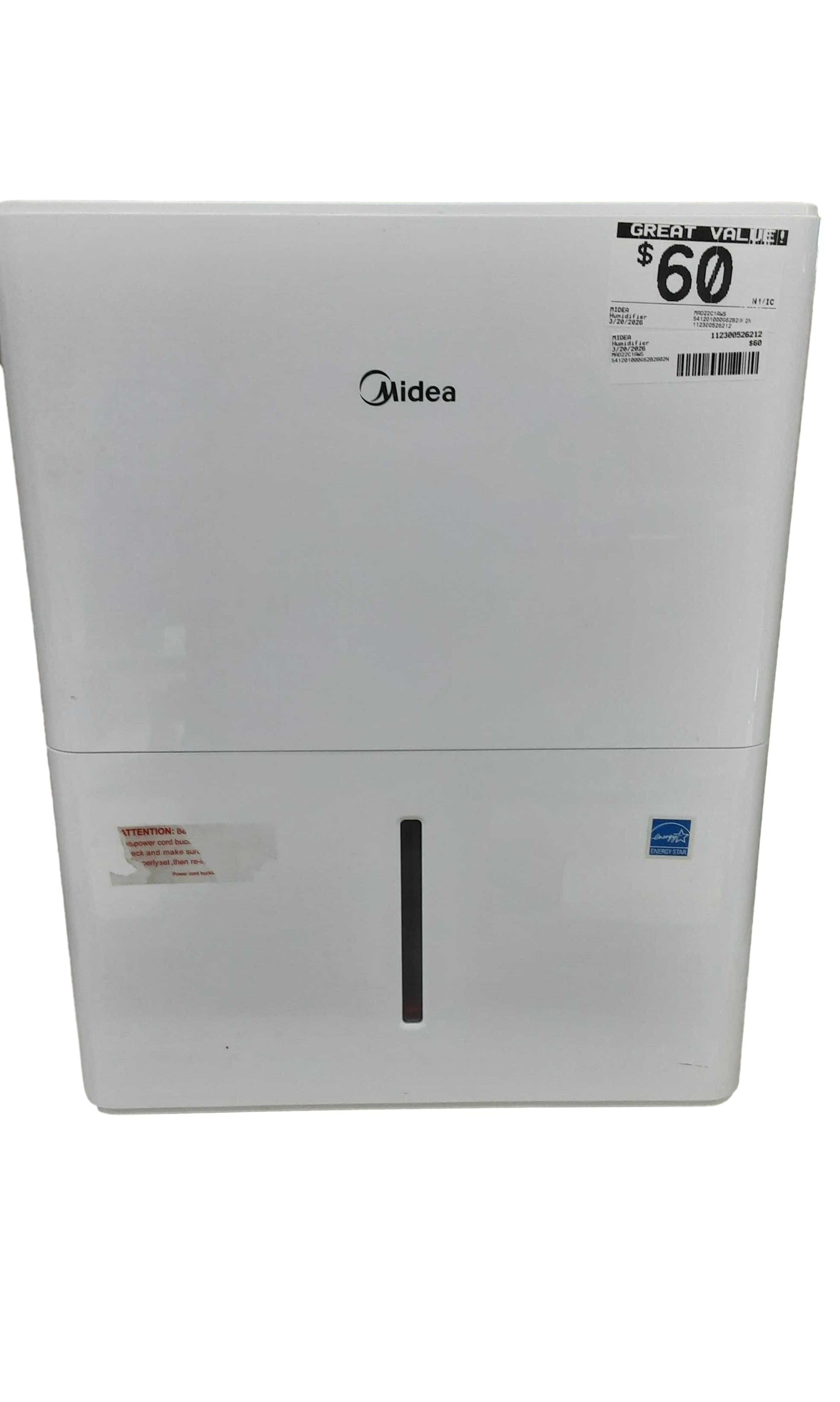 Midea Mad22c1aws White Purifier / Humidifier / Dehumidifier
