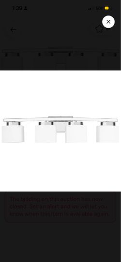 Dosoty 4-Light Modern Chrome Vanity Light Fixture