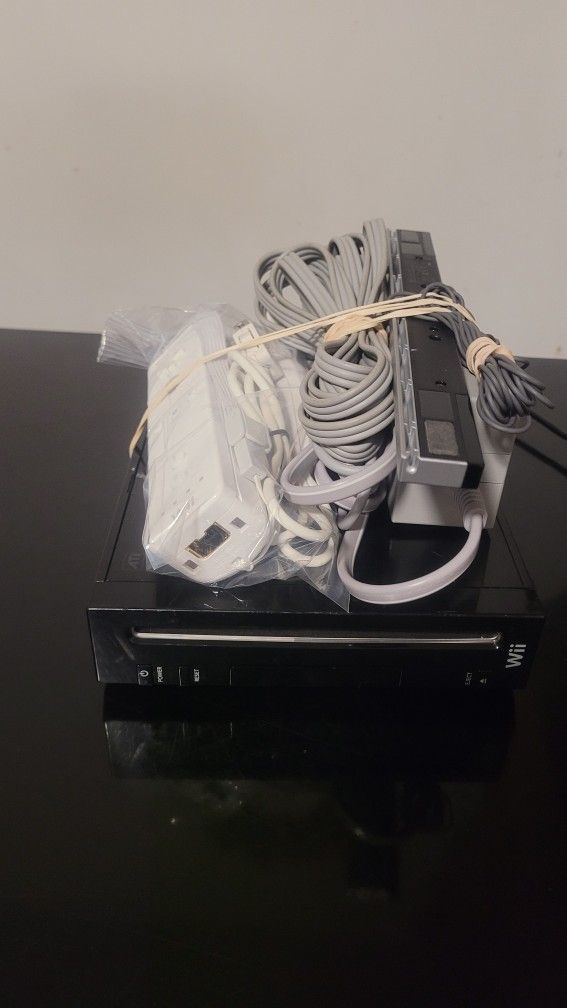 Nintendo Wii Black. Works