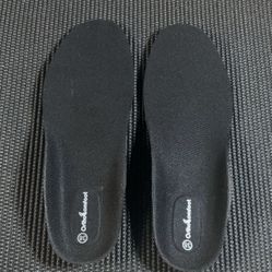 Black Orthopedic Shoe Insoles (Size 38)