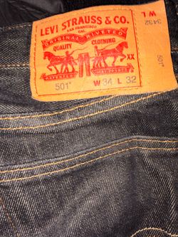 501 charcoal size 34x32