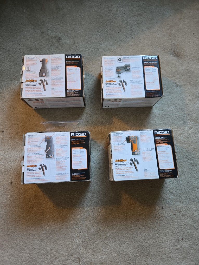 Ridgid Power Tool Heads