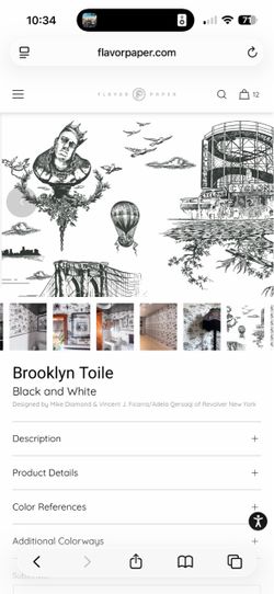 Flavor Paper Brooklyn Toile Wallpaper