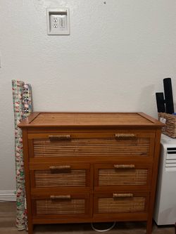 vintage boho dresser