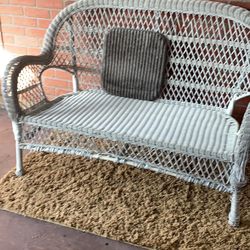 Wicker Loveseat