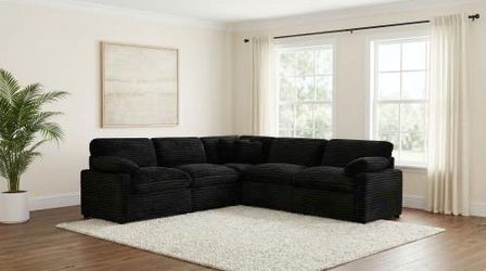 New sectional corduroy reclining
