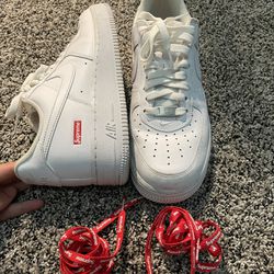 supreme af1 with laces size 8.5
