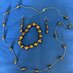 Necklace And Earrings & Bracelet