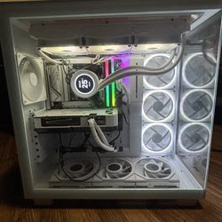 All White Custom Gaming PC
