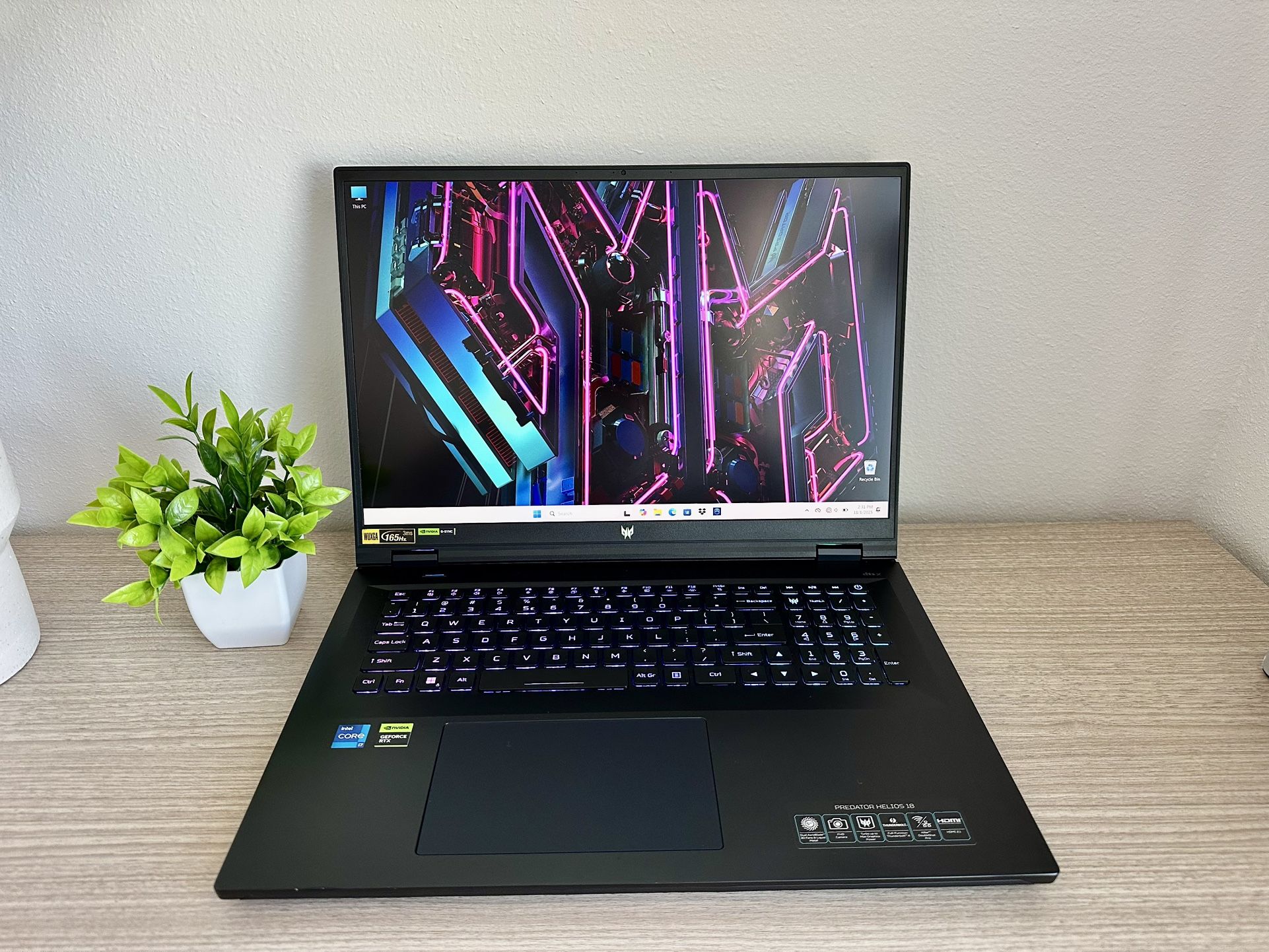 Newq • Acer Predator Helios 18 Gaming Laptop • i7-13700 • RTX 4060
