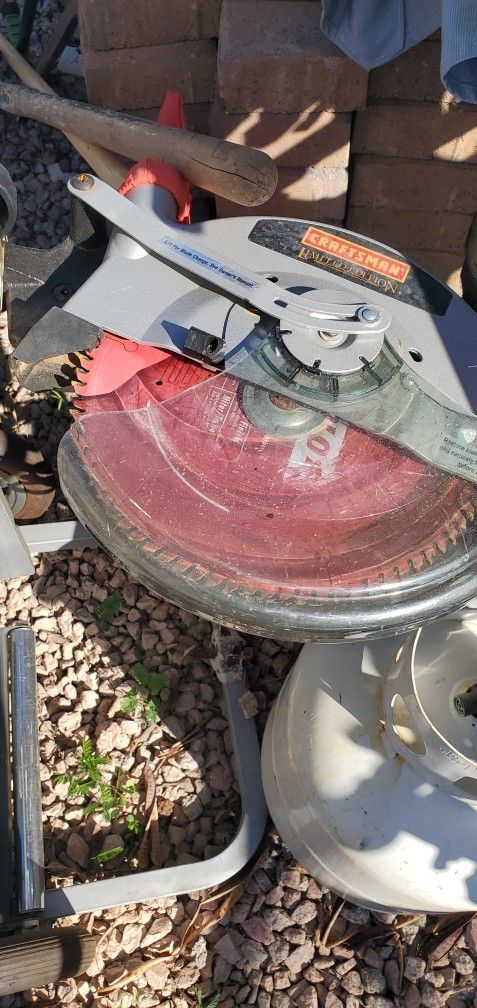 10inch Compound Miter Saw Craftsman With Ridgid Table 