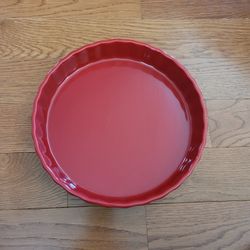 Chantal Red Quiche Pan