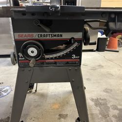 Craftsman Table Saw Moving! Must Sell!