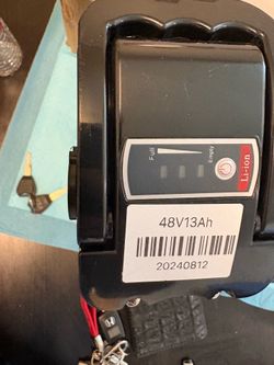 E bike battery  48 v 13 ah