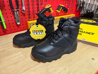 Brand New Original S.W.A.T. Classis 6" Side Zip Boots, Men's 5.0, Women's 6.5
