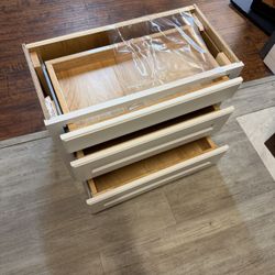 NEW DOVE WHITE W241218 Drawers Plywood