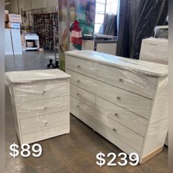 Set Dresser And Nightstand
