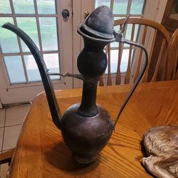 Vintage Brass Tea /wine Pot Pitcher