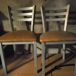 Restaurant Steel Chairs Set Of 2
