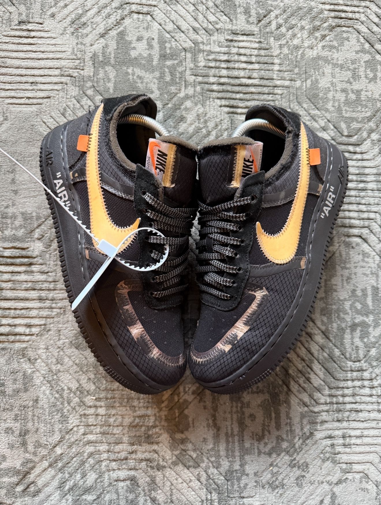 Nike Air Force 1 Off White Black Size 8.5